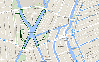 Thumbnail map of Kostverlorenvaart Walk in Amsterdam