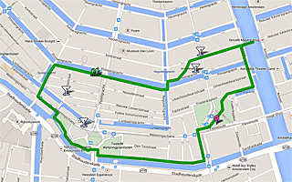 Thumbnail map of Nicolas Witsenkade to Rijksmuseum Walk