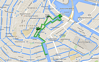 Thumbnail map of Oudeschans and Kromboomsloot Area walk